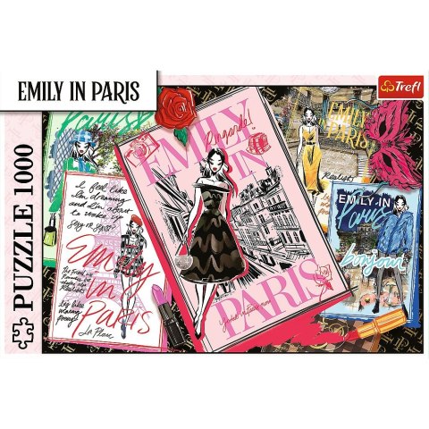 Puzzle Emili W Paryżu Magazyn Mody_ 1000 el. Trefl (10966)
