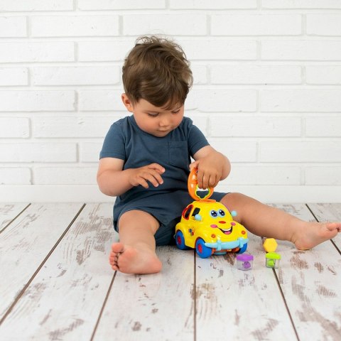 Sorter Zabawne auto z muzyką i światłem Smily Play (SP83668)
