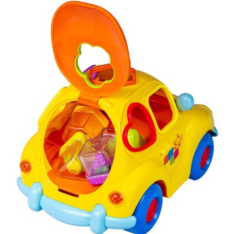 Sorter Zabawne auto z muzyką i światłem Smily Play (SP83668)