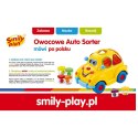 Sorter Zabawne auto z muzyką i światłem Smily Play (SP83668)