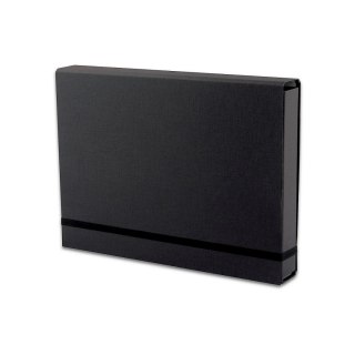 Teczka kartonowa na gumkę A4 czarny Tadeo (TT6106)
