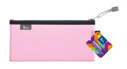 Teczka plastikowa na suwak biała z suwakiem różowy [mm:] 240x120 Tetis (BT609-R)