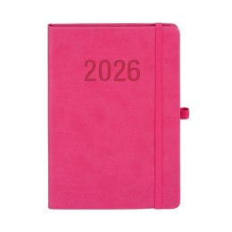Kalendarz książkowy (terminarz) 2026 MEMOFIX TDW A5 Antra (RÓŻOWY)