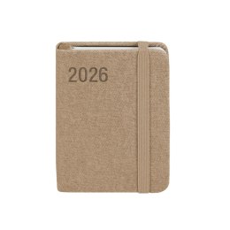 Kalendarz książkowy (terminarz) BEŻOWY AVANGARDA A7 Antra (2026)