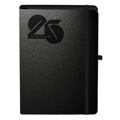 Kalendarz książkowy (terminarz) BLACK/BLACK 2026 A5 Antra (A5 DNS)