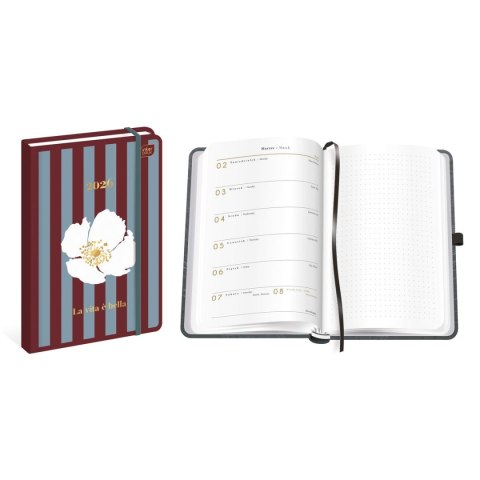 Kalendarz książkowy (terminarz) TUTTO mat+uv A5 Interdruk (192K)