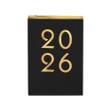Kalendarz książkowy (terminarz) czarny ART 2026 A5 Antra (A5 DNS)