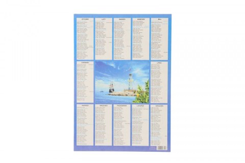 Kalendarz ścienny plakietka 240mm x 340mm Darrieus