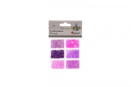 Koraliki kreatywne Craft-Fun Series tonacja fioletowa Titanum (25BR012)