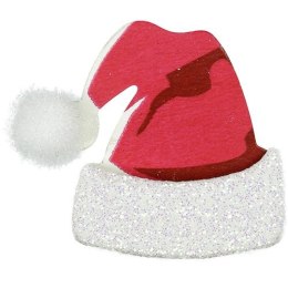 Naklejka (nalepka) Craft-Fun Series papierowe czapki Mikołaja z pomponem Titanum (176646)