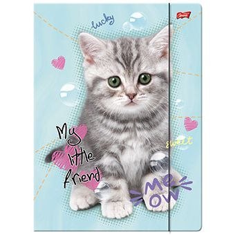 Teczka kartonowa na gumkę MY LITTLE FRIEND A4 mix 300g Unipap