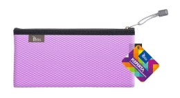 Teczka plastikowa na suwak biała z suwakiem fioletowy [mm:] 240x120 Tetis (BT609-F)