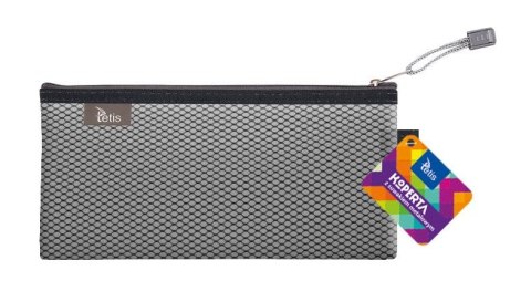 Teczka plastikowa na suwak czarna z suwakiem czarny [mm:] 240x120 Tetis (BT609-V)