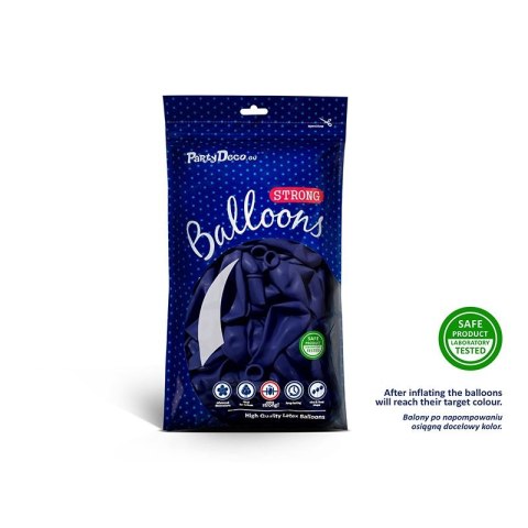 Balon gumowy Party Deco BALONY STRONG PASTEL pastelowy 50 szt niebieski Partydeco (SB12P-074R/50)