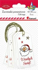 Bileciki do prezentów Craft-Fun Series „Wesołych Świąt" Titanum (24ESD015)
