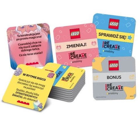 Książeczka edukacyjna LEGO® Recreate. Karty Wyzwań. Urodziny Ameet (ACP 6611)