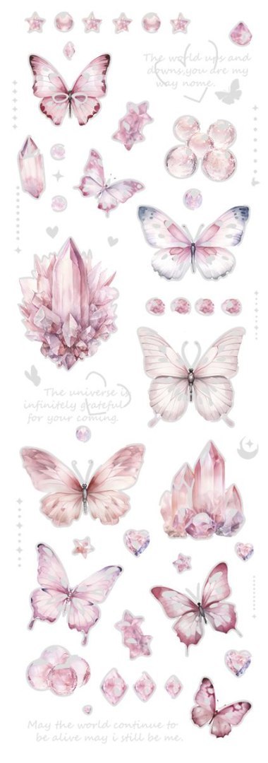 Naklejka (nalepka) Craft-Fun Series Naklejki foliowe 6 plansz Titanum (25YZ013)