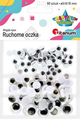 Oczka Craft-Fun Series 5/8/25mm 80 szt Titanum (MTHYJ-3P2)