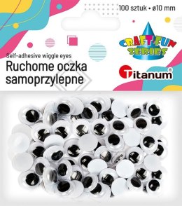 Oczka Craft-Fun Series samoprzylepne 10mm 100 szt Titanum