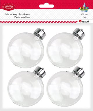 Ozdoba świąteczna Craft-Fun Series Plastikowe medaliony Titanum (DIY-XM(533))