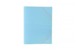 Teczka plastikowa na gumkę A4 niebieski Berlingo (352606)