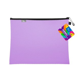 Teczka plastikowa na suwak fioletowa A4 z suwakiem 5903242105111 A4 fioletowy Tetis (BT605-F)