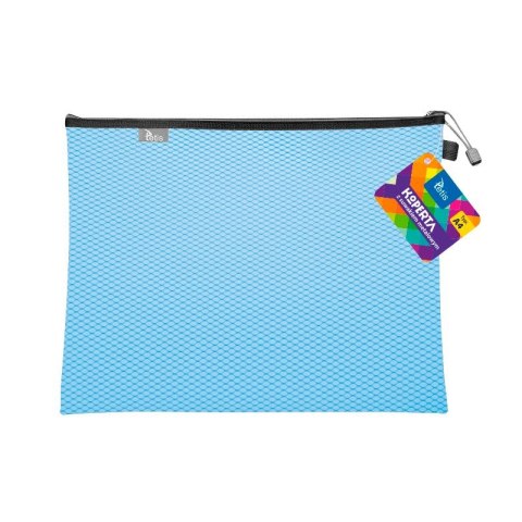 Teczka plastikowa na suwak niebieska A4 z suwakiem 5903242105128 A4 niebieski Tetis (BT605-N)