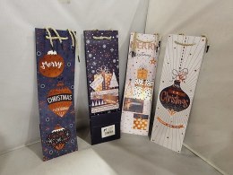 Torba prezentowa świąteczna na butelkę Adar (624740)