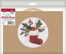 Zestaw kreatywny Craft-Fun Series Zestaw do haftowania - świąteczna skarpeta Titanum (25YY0512(1-6#))