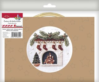 Zestaw kreatywny Craft-Fun Series Zestaw do haftowania - świąteczny kominek Titanum (25YY0512(1-6#))