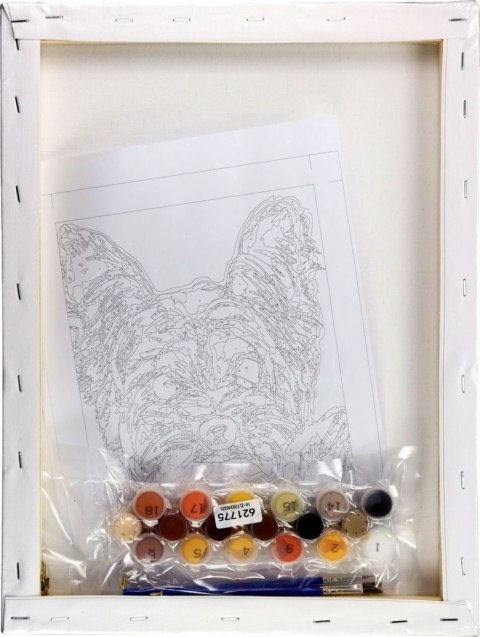 Zestaw kreatywny Malowanie po numerach 30x40cm York Flamingo Line (FSY279)