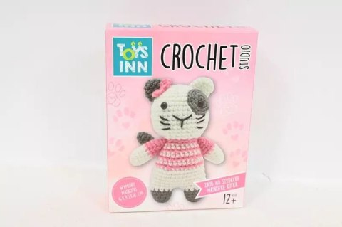 Zestaw kreatywny dla dzieci Kot robótki ręczne Crochet Studio Stnux (STN9636)