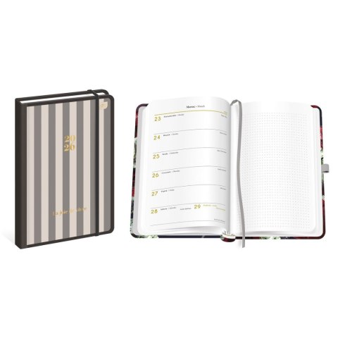 Kalendarz książkowy (terminarz) MET STRIPES A6 Interdruk (192 strony)