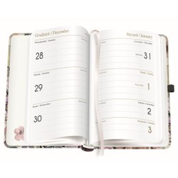 Kalendarz książkowy (terminarz) METAL. satin B6 Interdruk (192 strony)