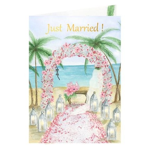 Kartka składana KARNET B6 Ślub plaŻa B6 Henry (5907465660310)