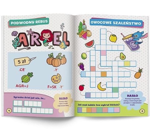Książeczka edukacyjna Disney. Krzyżówki obrazkowe Ameet (KRZ 9101)