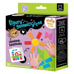 Książka dla dzieci Mały miś to lubi! Figury geometryczne. Aksjomat