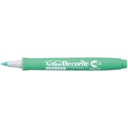Marker permanentny pastelowy decorite wkład zielony 1,0mm pędzelek końcówka Artline (AR-033 4 4)