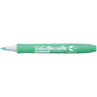 Marker permanentny pastelowy decorite wkład zielony 1,0mm pędzelek końcówka Artline (AR-033 4 4)