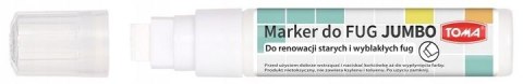 Marker specjalistyczny do fug wkład biały 15,0mm ścięta końcówka Toma (TO-418)
