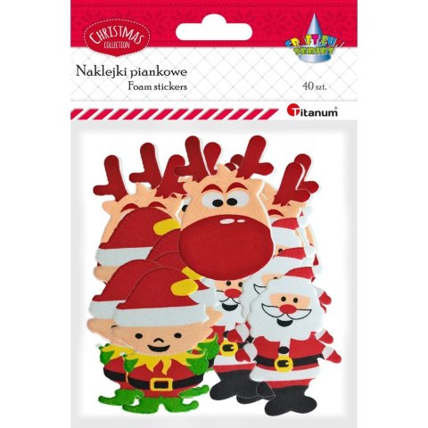 Naklejka (nalepka) Craft-Fun Series pianka - Xmas Titanum