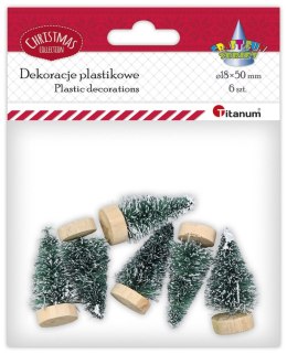 Ozdoba świąteczna Craft-Fun Series miniaturowa choinka Titanum (DIY-CH-12(7))
