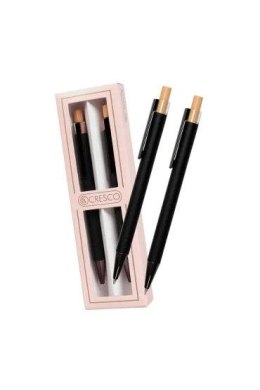 Zestaw piśmienniczy DYPLOMAT CZARNY Dy-02 DŁUGOPIS +OŁÓWEK Cresco (250053)