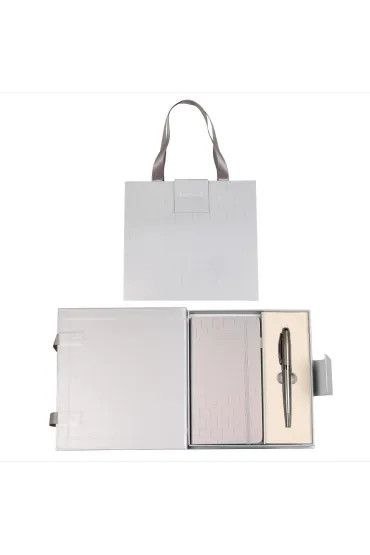 Zestaw piśmienniczy PREMIUM SYMPHONY GRAFITOWY PIÓRO+NOTES +ETUI Cresco (850011 01)