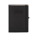 Kalendarz książkowy (terminarz) 2026 MEMOFIX DNS A4 Antra (CZARNY)
