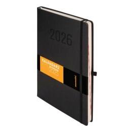 Kalendarz książkowy (terminarz) 2026 MEMOFIX DNS A4 Antra (CZARNY)