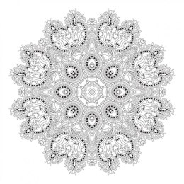 Kolorowanka Mandale.