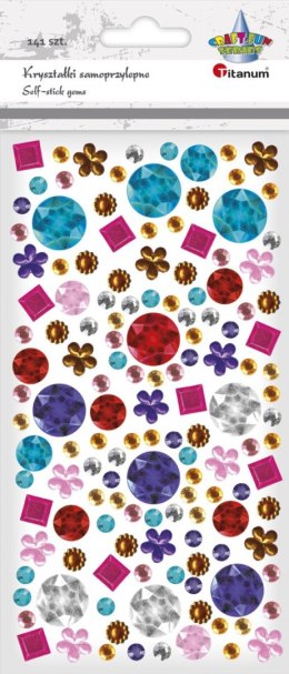 Kryształki Craft-Fun Series samoprzylepne Mix kształtów mix Titanum