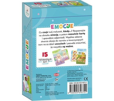 Książka dla dzieci Disney Maluch. Karty Emocje Ameet (KWY 9201)