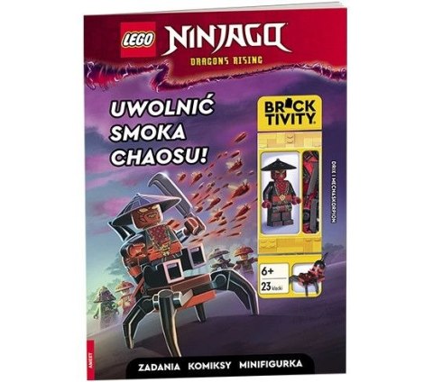 Książka dla dzieci LEGO® NINJAGO®. Uwolnić Smoka Chaosu! Ameet (LNC 6739)